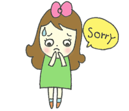 Amatory girl sticker #1379803