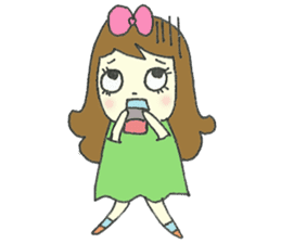 Amatory girl sticker #1379807