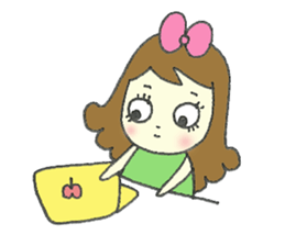 Amatory girl sticker #1379813