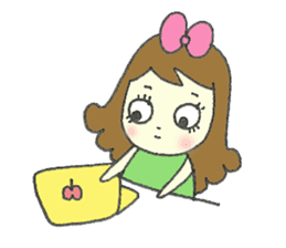 Amatory girl sticker #1379813