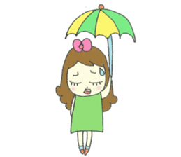 Amatory girl sticker #1379815