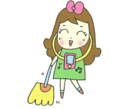 Amatory girl sticker #1379818