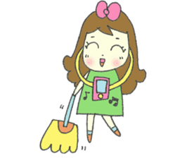 Amatory girl sticker #1379818