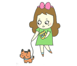 Amatory girl sticker #1379820