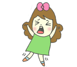 Amatory girl sticker #1379821