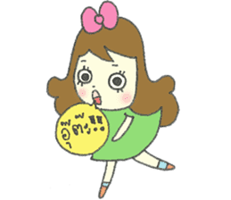 Amatory girl sticker #1379822