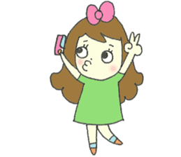 Amatory girl sticker #1379823