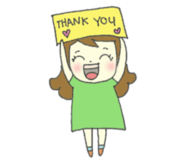 Amatory girl sticker #1379824