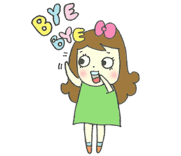 Amatory girl sticker #1379825