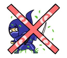 Blue Ninja sticker #1379948