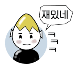 Mr.Egg daily conversation,Korean version sticker #1380798
