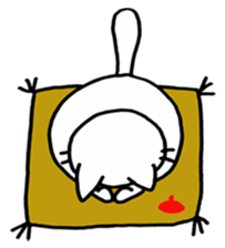 Beret cat Sakura sticker #1381436