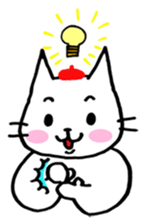 Beret cat Sakura sticker #1381443