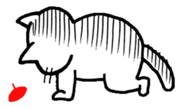 Beret cat Sakura sticker #1381445