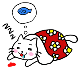 Beret cat Sakura sticker #1381458