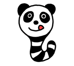 Panda-caterpillar sticker #1381757