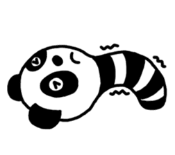 Panda-caterpillar sticker #1381773