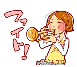 Good friend brass band sticker #1382386