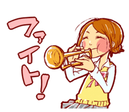 Good friend brass band sticker #1382386