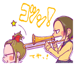 Good friend brass band sticker #1382418