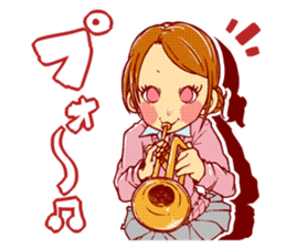 Good friend brass band sticker #1382425