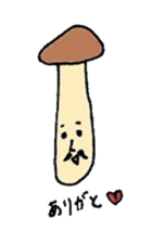 chestnut&simeji mushroom sticker #1383642