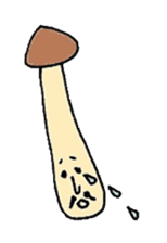 chestnut&simeji mushroom sticker #1383663