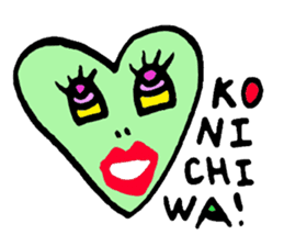 Oh! Konichiwa LOVE chan sticker #1383796