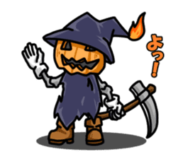 Jack-o-lantern the Pumpkin Man sticker #1383986