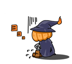 Jack-o-lantern the Pumpkin Man sticker #1383991