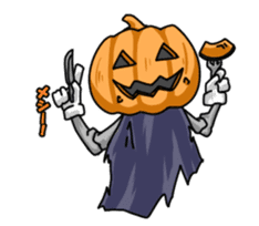 Jack-o-lantern the Pumpkin Man sticker #1383992