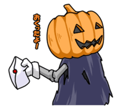 Jack-o-lantern the Pumpkin Man sticker #1383993