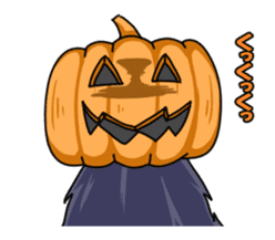 Jack-o-lantern the Pumpkin Man sticker #1383997