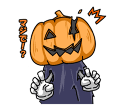 Jack-o-lantern the Pumpkin Man sticker #1383999