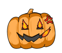 Jack-o-lantern the Pumpkin Man sticker #1384003
