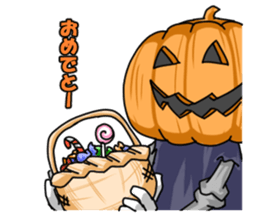 Jack-o-lantern the Pumpkin Man sticker #1384014