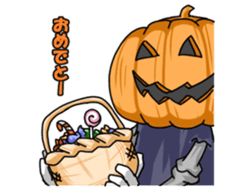 Jack-o-lantern the Pumpkin Man sticker #1384014