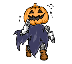 Jack-o-lantern the Pumpkin Man sticker #1384017