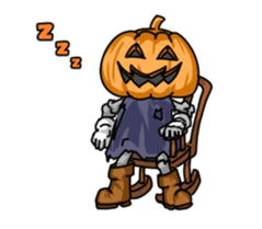 Jack-o-lantern the Pumpkin Man sticker #1384024