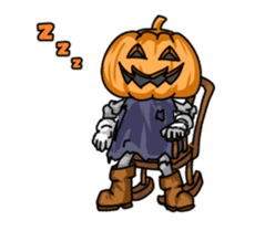 Jack-o-lantern the Pumpkin Man sticker #1384024