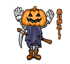 Jack-o-lantern the Pumpkin Man sticker #1384025