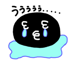 Everyday black beans Kung and cloth man sticker #1384378