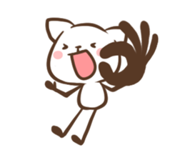 Long long cat sticker #1384747