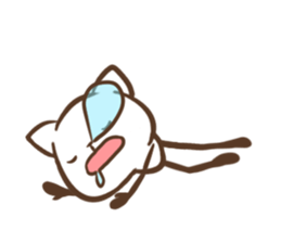 Long long cat sticker #1384750