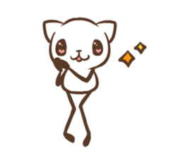 Long long cat sticker #1384767