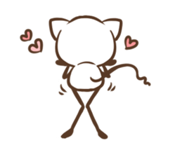 Long long cat sticker #1384780