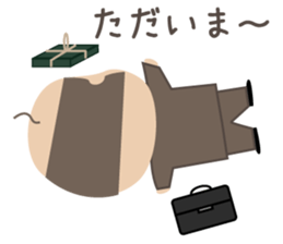 Bald man sticker #1384899