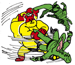 mighty-bear sticker #1385141