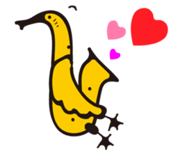 SAXOPHONE BIRD sticker #1385771