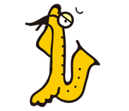 SAXOPHONE BIRD sticker #1385773